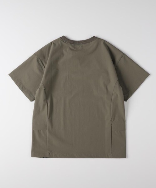 CAMP7(キャンプセブン)の「CAMP7(キャンプ7)【PLAY PLOOF】アクティブTシャツ(Tシャツ/カットソー・キッズ・カーキブラウン/ブラック・110/120/130/140/150/160)」の7枚目の写真