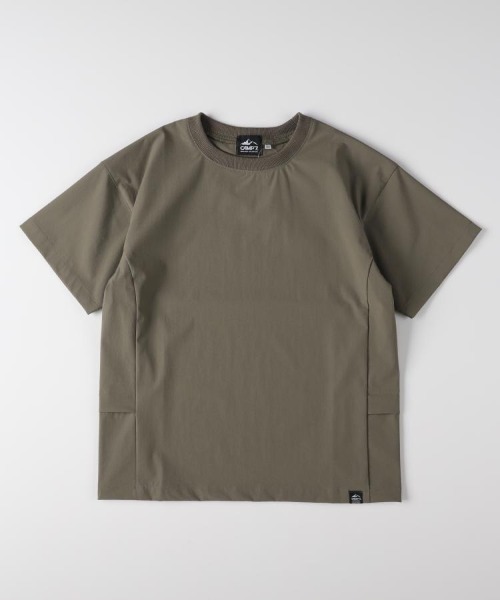 CAMP7(キャンプセブン)の「CAMP7(キャンプ7)【PLAY PLOOF】アクティブTシャツ(Tシャツ/カットソー・キッズ・カーキブラウン/ブラック・110/120/130/140/150/160)」の8枚目の写真