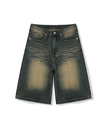 BASIC LABEL（ベーシックラベル）の「Cameron Washing Bermuda Denim Shorts 3 Color [BLSD_6001]（スウェットパンツ）」