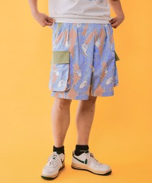 ScoLar Parity（スカラーパリティ）の「362114：Parityキャラ トロピカルリーフ柄ハーフパンツ（その他パンツ）」