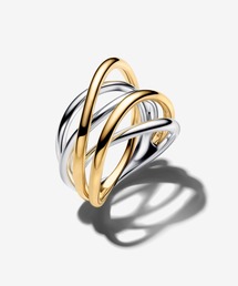 Pandora（パンドラ）の「ツートーン エンツインド バンド リング（リング）」
