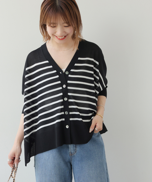 JOURNAL STANDARD relume(ジャーナルスタンダード レリューム)の「《一部WEB限定追加 / 新色》シアードルマンカーディガン(カーディガン/ボレロ・レディース・ブルー/チャコールグレー/ブラック系その他/ブラック/オレンジ・FREE)」の17枚目の写真
