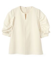 LANVIN en Bleu | ドライポリエステルギャザー袖ブラウス(シャツ/ブラウス)