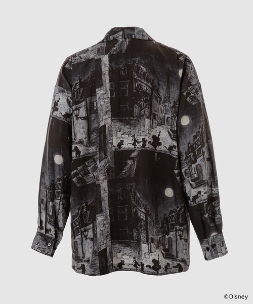 PORTER CLASSIC(ポータークラシック)の「DISNEY / PC ALOHA COLLECTION ALOHA LONG SHIRT / THE ARISTOCATS(シャツ/ブラウス・メンズ・ブルー/ネイビー/ブラック・3)」の4枚目の写真