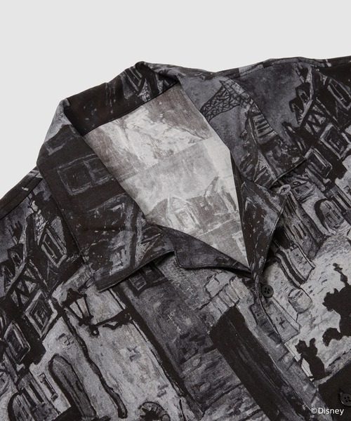 PORTER CLASSIC(ポータークラシック)の「DISNEY / PC ALOHA COLLECTION ALOHA LONG SHIRT / THE ARISTOCATS(シャツ/ブラウス・メンズ・ブルー/ネイビー/ブラック・3)」の5枚目の写真