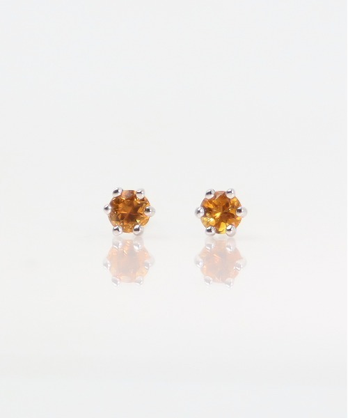 KU-CROISSANT(クークロワッサン)の「シルバー925 天然石ピアス(ピアス(両耳用)・レディース・ホワイト/レッド/ピンク/オレンジ/ライトグリーン/ブルーパープル・ONE SIZE)」の9枚目の写真