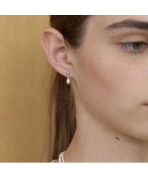 Pearl Drops Earrings (L253MER030)