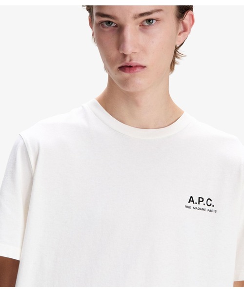 A.P.C.(アーペーセー)の「T-SHIRT GABBY(Tシャツ/カットソー・メンズ・グレー系その他/オフホワイト・XS/XL/L/M/S/XXS)」の8枚目の写真