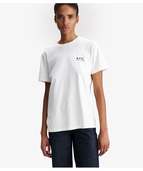 A.P.C.(アーペーセー)の「T-SHIRT GABBY(Tシャツ/カットソー・メンズ・グレー系その他/オフホワイト・XS/XL/L/M/S/XXS)」の5枚目の写真