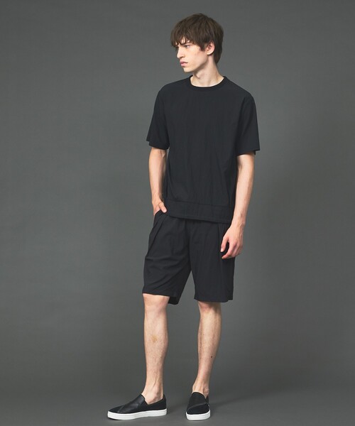 5351 POUR LES HOMMES(ゴーサンゴーイチプールオム)の「【セットアップ対応】セルロース ナイロン 2タック ショートパンツ(その他パンツ・メンズ・ブラック/グレー・46/44/48/50)」の3枚目の写真
