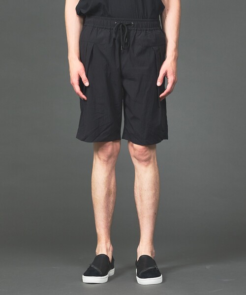 5351 POUR LES HOMMES(ゴーサンゴーイチプールオム)の「【セットアップ対応】セルロース ナイロン 2タック ショートパンツ(その他パンツ・メンズ・ブラック/グレー・46/44/48/50)」の7枚目の写真