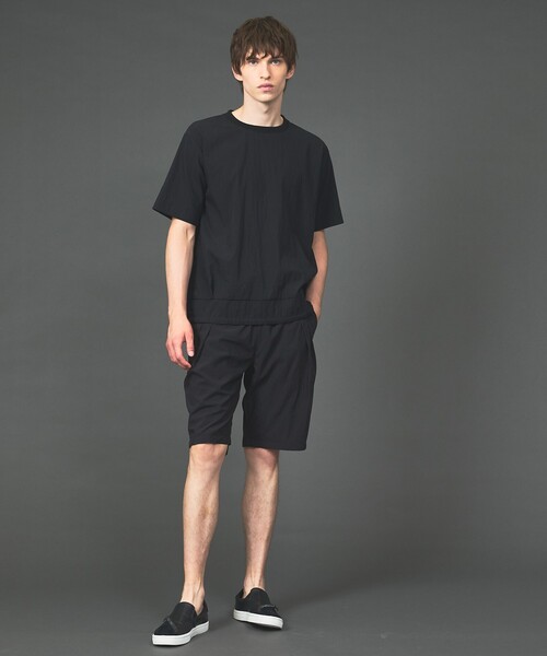 5351 POUR LES HOMMES(ゴーサンゴーイチプールオム)の「【セットアップ対応】セルロース ナイロン 2タック ショートパンツ(その他パンツ・メンズ・ブラック/グレー・46/44/48/50)」の14枚目の写真