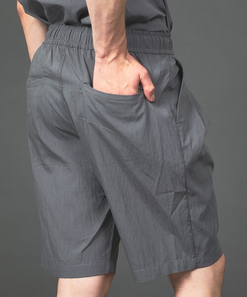 5351 POUR LES HOMMES(ゴーサンゴーイチプールオム)の「【セットアップ対応】セルロース ナイロン 2タック ショートパンツ(その他パンツ・メンズ・ブラック/グレー・46/44/48/50)」の21枚目の写真