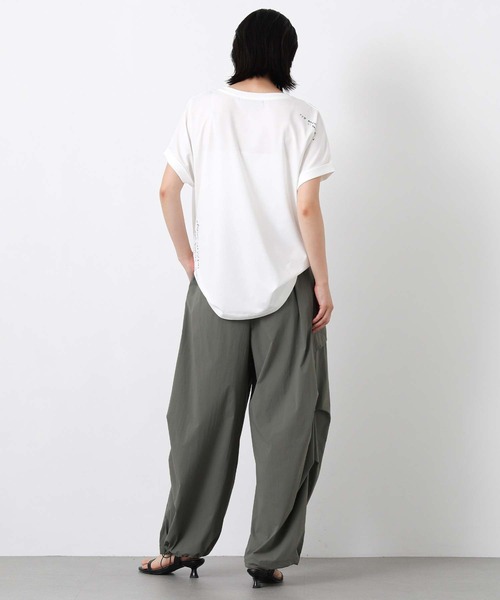 Gready Brilliant(グレディブリリアン)の「ドローイングロゴフレンチ(Tシャツ/カットソー・レディース・オフホワイト/イエロー・38)」の5枚目の写真