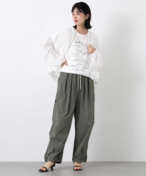 Gready Brilliant(グレディブリリアン)の「ドローイングロゴフレンチ(Tシャツ/カットソー・レディース・オフホワイト/イエロー・38)」の7枚目の写真
