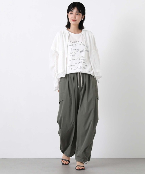 Gready Brilliant(グレディブリリアン)の「ドローイングロゴフレンチ(Tシャツ/カットソー・レディース・オフホワイト/イエロー・38)」の8枚目の写真