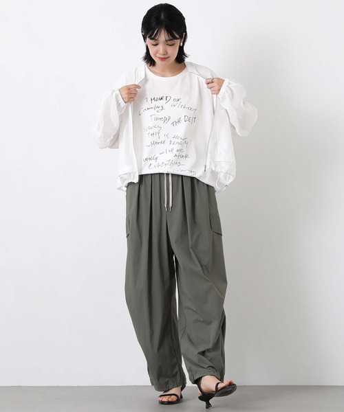 Gready Brilliant(グレディブリリアン)の「ドローイングロゴフレンチ(Tシャツ/カットソー・レディース・オフホワイト/イエロー・38)」の9枚目の写真