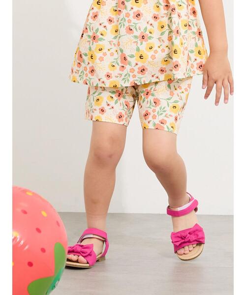 Samansa Mos2 Lagom(サマンサモスモスラーゴム)の「☆花柄ショートパンツ(セットアップ可)(その他パンツ・キッズ・オフホワイト/ネイビー・100/110/120/95/130)」の22枚目の写真
