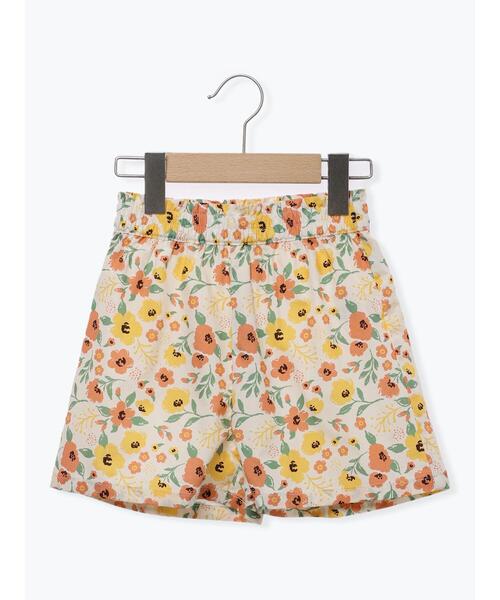 Samansa Mos2 Lagom(サマンサモスモスラーゴム)の「☆花柄ショートパンツ(セットアップ可)(その他パンツ・キッズ・オフホワイト/ネイビー・100/110/120/95/130)」の8枚目の写真