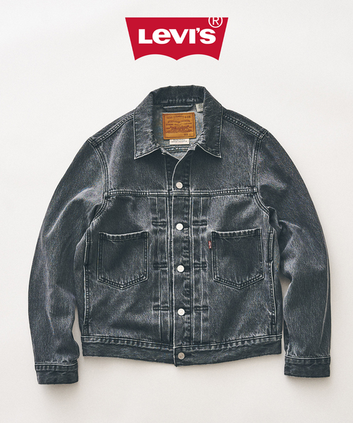 Levi's(リーバイス)の「Levi’s(リーバイス) 別注 2nd Type トラッカー ジャケット(デニムジャケット・メンズ・チャコールグレー・SMALL/MEDIUM/LARGE/X-LARGE/XX-LARGE/X-SMALL)」の1枚目の写真