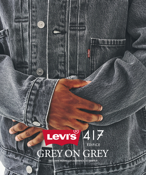 Levi's(リーバイス)の「Levi’s(リーバイス) 別注 2nd Type トラッカー ジャケット(デニムジャケット・メンズ・チャコールグレー・SMALL/MEDIUM/LARGE/X-LARGE/XX-LARGE/X-SMALL)」の6枚目の写真