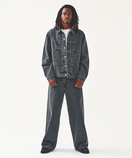 Levi's(リーバイス)の「Levi’s(リーバイス) 別注 2nd Type トラッカー ジャケット(デニムジャケット・メンズ・チャコールグレー・SMALL/MEDIUM/LARGE/X-LARGE/XX-LARGE/X-SMALL)」の7枚目の写真