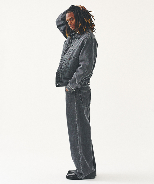 Levi's(リーバイス)の「Levi’s(リーバイス) 別注 2nd Type トラッカー ジャケット(デニムジャケット・メンズ・チャコールグレー・SMALL/MEDIUM/LARGE/X-LARGE/XX-LARGE/X-SMALL)」の9枚目の写真