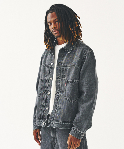 Levi's(リーバイス)の「Levi’s(リーバイス) 別注 2nd Type トラッカー ジャケット(デニムジャケット・メンズ・チャコールグレー・SMALL/MEDIUM/LARGE/X-LARGE/XX-LARGE/X-SMALL)」の10枚目の写真