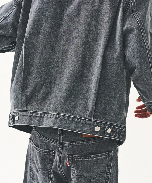 Levi's(リーバイス)の「Levi’s(リーバイス) 別注 2nd Type トラッカー ジャケット(デニムジャケット・メンズ・チャコールグレー・SMALL/MEDIUM/LARGE/X-LARGE/XX-LARGE/X-SMALL)」の13枚目の写真