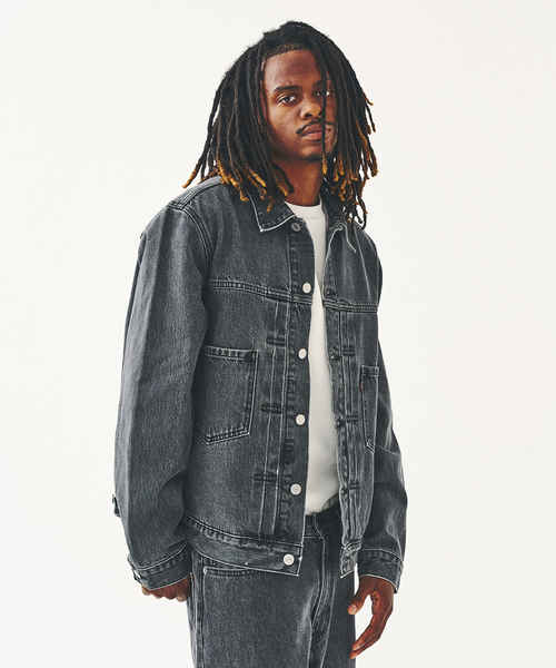 Levi's(リーバイス)の「Levi’s(リーバイス) 別注 2nd Type トラッカー ジャケット(デニムジャケット・メンズ・チャコールグレー・SMALL/MEDIUM/LARGE/X-LARGE/XX-LARGE/X-SMALL)」の14枚目の写真