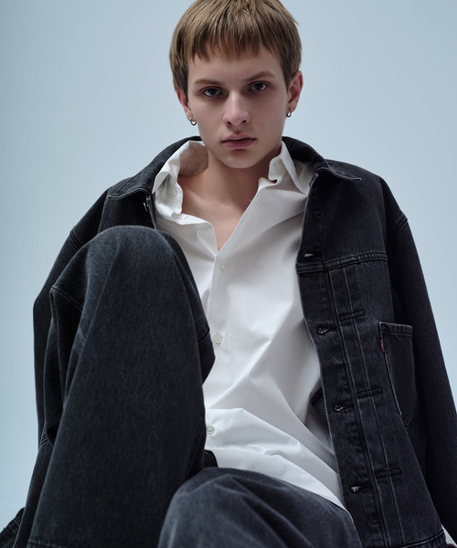 Levi's（リーバイス）の「Levi’s(リーバイス) 別注 2nd Type トラッカー ジャケット（デニムジャケット・メンズ・チャコールグレー・SMALL/MEDIUM/LARGE/X-LARGE/XX-LARGE/X-SMALL）」の20枚目の写真
