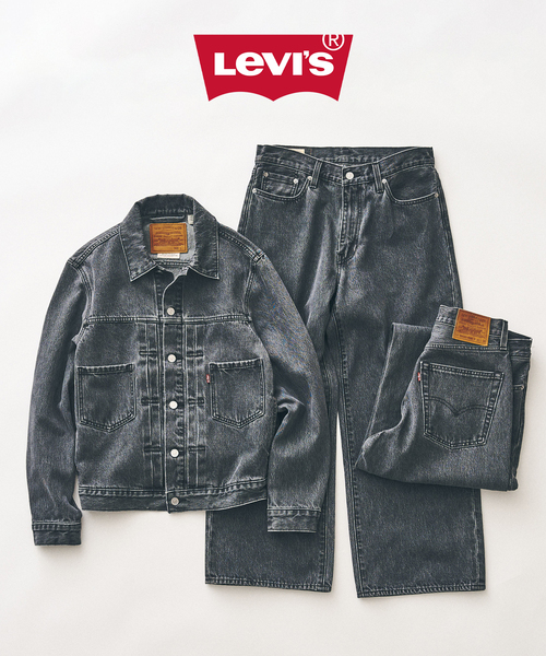Levi's(リーバイス)の「Levi’s(リーバイス) 別注 2nd Type トラッカー ジャケット(デニムジャケット・メンズ・チャコールグレー・SMALL/MEDIUM/LARGE/X-LARGE/XX-LARGE/X-SMALL)」の4枚目の写真