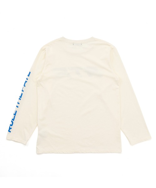RULE THE FATE（ルールザフェイト）の「RTF LOGO LONG SLEEVE TEE/ロゴロングスリーブティー（Tシャツ/カットソー・メンズ・ブラック/ベージュ・1/2）」の3枚目の写真