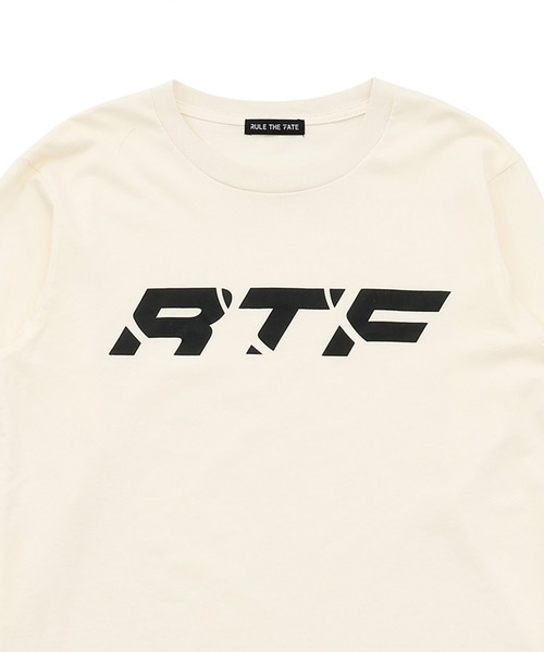 RULE THE FATE（ルールザフェイト）の「RTF LOGO LONG SLEEVE TEE/ロゴロングスリーブティー（Tシャツ/カットソー・メンズ・ブラック/ベージュ・1/2）」の4枚目の写真