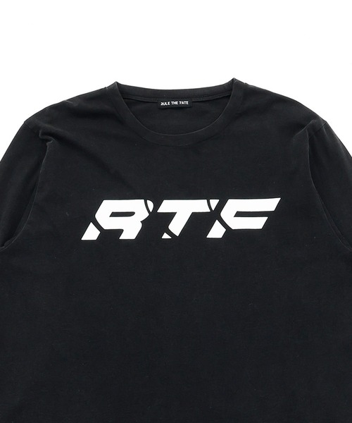 RULE THE FATE（ルールザフェイト）の「RTF LOGO LONG SLEEVE TEE/ロゴロングスリーブティー（Tシャツ/カットソー・メンズ・ブラック/ベージュ・1/2）」の6枚目の写真