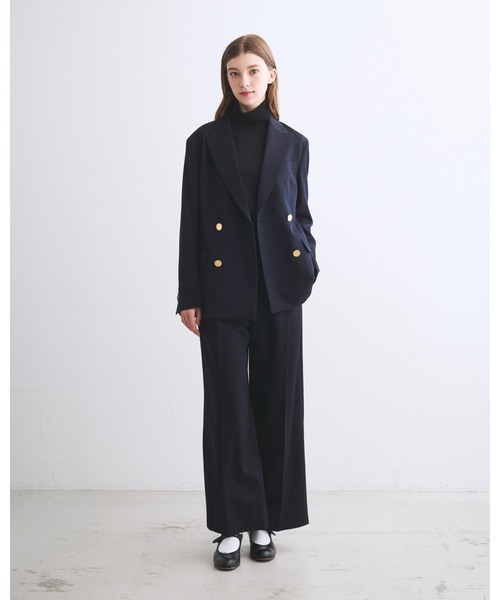 Traditional Weatherwear(トラディショナルウェザーウェア)の「INVERNESS(テーラードジャケット・レディース・ネイビー・32/34)」の4枚目の写真