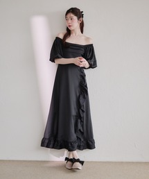 fupel（フぺル）の「2way frill onepiece / 2way フリルワンピース（ワンピース）」