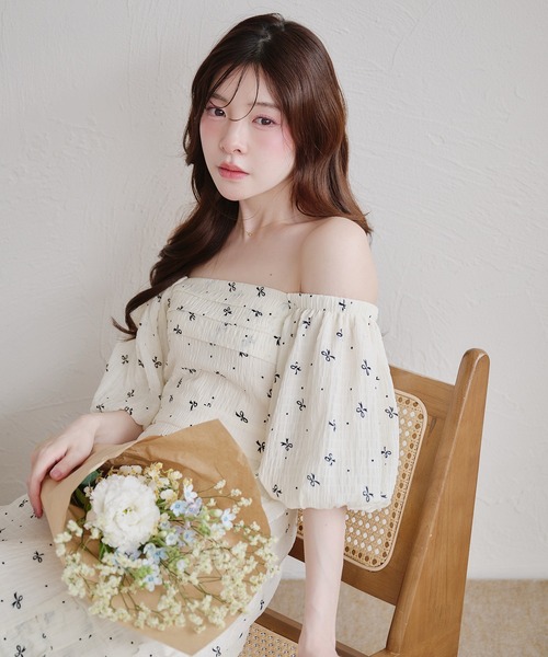 fupel(フぺル)の「2way frill onepiece / 2way フリルワンピース(ワンピース・レディース・ブラック/オフホワイト・FREE)」の18枚目の写真