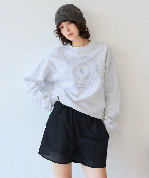 LEFTSEOUL（レフトソウル）の「シルキーサテンショーツ [ダークネイビー]（その他パンツ・レディース・ダークネイビー・FREE）」の2枚目の写真
