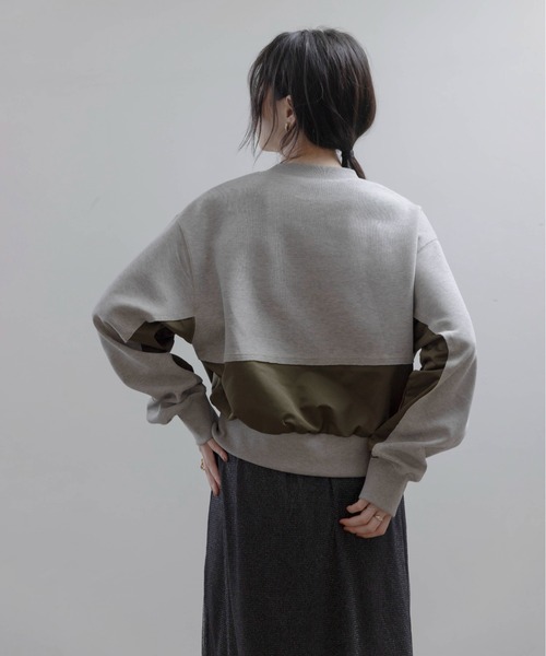 Eimee Law(エイミーロウ)の「リメイクライクエンブロ ロゴトップス(その他トップス・レディース・モカ/グレー/ブラック・FREE)」の8枚目の写真