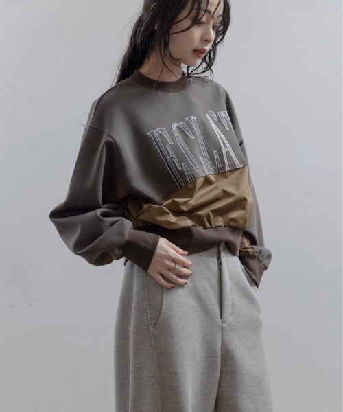 Eimee Law(エイミーロウ)の「リメイクライクエンブロ ロゴトップス(その他トップス・レディース・モカ/グレー/ブラック・FREE)」の19枚目の写真