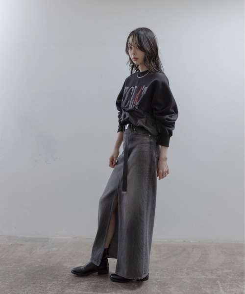 Eimee Law(エイミーロウ)の「リメイクライクエンブロ ロゴトップス(その他トップス・レディース・モカ/グレー/ブラック・FREE)」の21枚目の写真