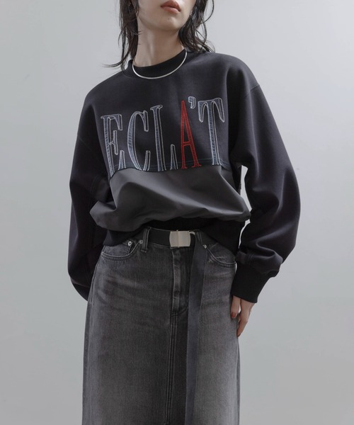 Eimee Law(エイミーロウ)の「リメイクライクエンブロ ロゴトップス(その他トップス・レディース・モカ/グレー/ブラック・FREE)」の22枚目の写真