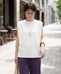 STYLE DELI（スタイルデリ）の「接触冷感Wタックカットソートップス（Tシャツ/カットソー）」