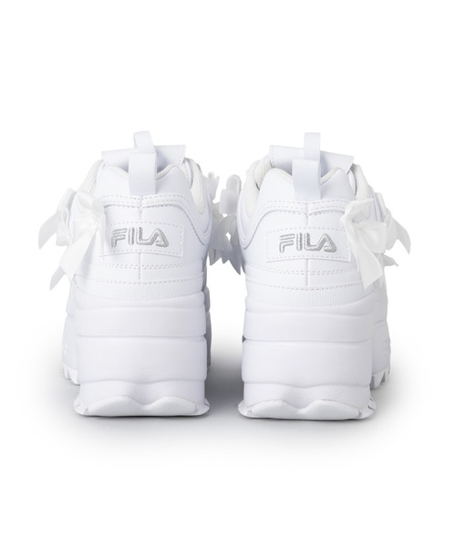 FILA(フィラ)の「DISRUPTOR 2 WEDGE RB / ディスラプター2ウェッジアールビー(スニーカー・レディース・ホワイト・23.0cm/23.5cm/24.0cm/24.5cm/25.0cm/25.5cm)」の3枚目の写真