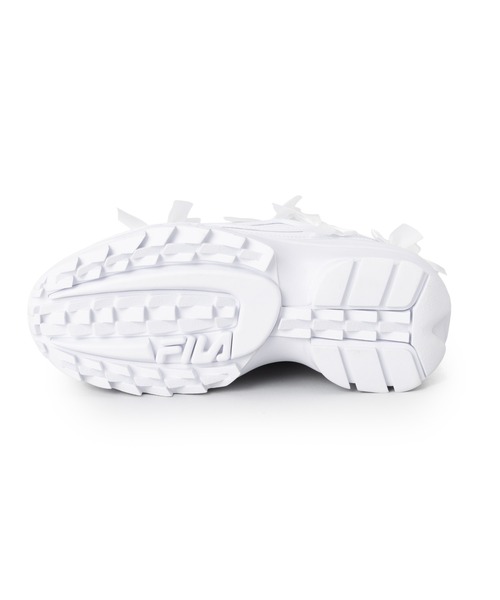 FILA(フィラ)の「DISRUPTOR 2 WEDGE RB / ディスラプター2ウェッジアールビー(スニーカー・レディース・ホワイト・23.0cm/23.5cm/24.0cm/24.5cm/25.0cm/25.5cm)」の6枚目の写真