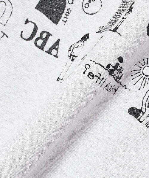 BEAMS T(ビームスティー)の「TOMOE MIYAZAKI / T-Shirts①(Tシャツ/カットソー・メンズ・ライトグレー・XS/S/M/L)」の6枚目の写真
