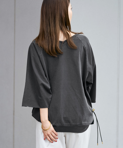 FRAMeWORK(フレームワーク)の「CHAMPION/チャンピオン 別注 30-3 MVS JERSEY TEE(Tシャツ/カットソー・レディース・ベージュ/スミクロ・FREE)」の8枚目の写真