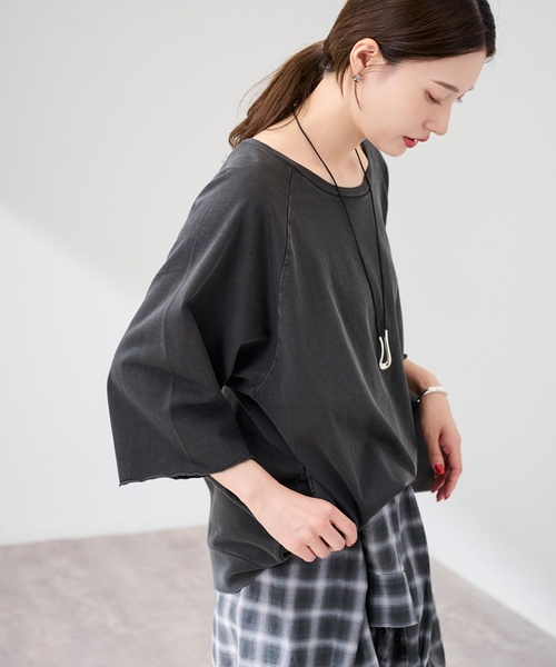 FRAMeWORK(フレームワーク)の「CHAMPION/チャンピオン 別注 30-3 MVS JERSEY TEE(Tシャツ/カットソー・レディース・ベージュ/スミクロ・FREE)」の20枚目の写真