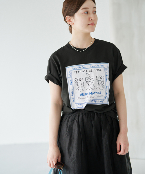 IENA(イエナ)の「《追加》THE CULTURE CODE/ザ カルチャーコード 別注MATTIS Tシャツ(Tシャツ/カットソー・レディース・ホワイト×ホワイト/ライトグレー・FREE)」の6枚目の写真